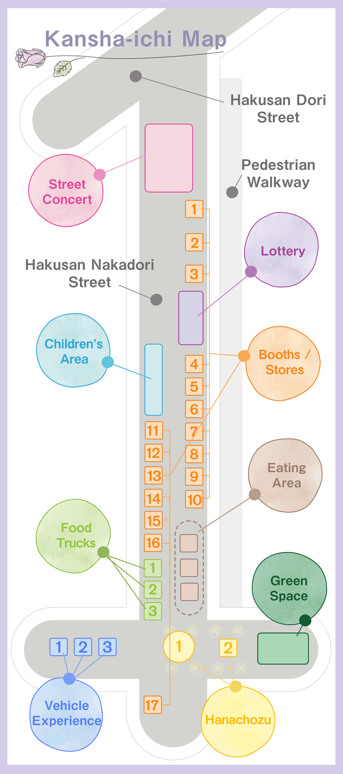 Charity Appreciation Market Venue Map